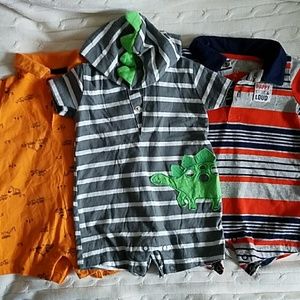 Bundle of Baby Boy Rompers 0-3 months